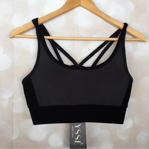 Lysse Black Velvet Bra NWT